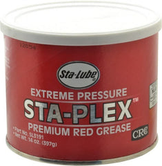 CRC - 14 oz Can Lithium Extreme Pressure Grease - Red, Extreme Pressure & Food Grade, 325°F Max Temp, NLGIG 2, - Exact Tooling