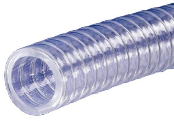 Kuriyama of America - 3/4" ID x 1.028" OD, 100' Long, PVC Tube - Clear, 70 Max psi - Exact Tooling