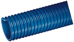 Kuriyama of America - 3" ID x 3.64" OD, 40 Max psi, Full In. Hg, Dry Material Handling & Transfer Hose - Polyurethane, 4" Bend Radius, 100' Coil Length, Black - Exact Tooling