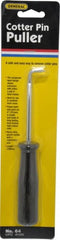 General - 7-1/2" OAL Carbon Steel Cotter Pin Puller Awl - Plastic Handle - Exact Tooling