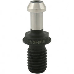 Techniks - CAT40 Taper, 5/8-11 Thread, 90° Angle Radius, Standard Retention Knob - 2-1/4" OAL, 0.59" Knob Diam - Exact Tooling
