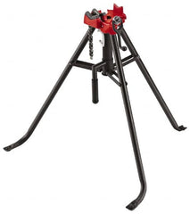 Ridgid - 1/8" to 2-1/2" Pipe Capacity, Portable Tristand Chain Vise - Exact Tooling