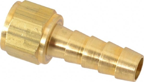 Cerro - 1/8 NPTF Thread Hose Barb x Female NPT Connector - 5/16" ID Hose, Brass - Exact Tooling