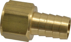 Dixon Valve & Coupling - 3/4 NPTF Thread Hose Barb x Female NPT Connector - 3/4" ID Hose, Brass - Exact Tooling