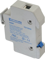 Ferraz Shawmut - 1 Pole, 1000 VDC and 800 VAC, 30 Amp, DIN Rail Mount Fuse Holder - Compatible with CC Class, 1-1/2 Inch Long x 0.69 Inch Wide and 13/32 Inch Diameter Fuse - Exact Tooling