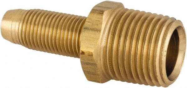 Dixon Valve & Coupling - 1/2 NPTF, Reusable Hose Male Stem - 3/8" Hose ID - Exact Tooling