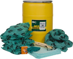 Brady SPC Sorbents - 38 Gal Capacity Hazardous Materials Spill Kit - 55 Gal Drum - Exact Tooling