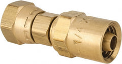 Dixon Valve & Coupling - 1/4 NPSM, Reusable Hose Female Swivel Fitting - 1/4" Hose ID x 1/2" Hose OD - Exact Tooling