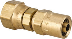 Dixon Valve & Coupling - 3/8 NPSM, Reusable Hose Female Swivel Fitting - 1/4" Hose ID x 1/2" Hose OD - Exact Tooling