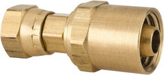 Dixon Valve & Coupling - 1/4 NPSM, Reusable Hose Female Swivel Fitting - 3/8" Hose ID x 3/4" Hose OD - Exact Tooling