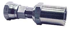 Dixon Valve & Coupling - 3/8 NPSM, Reusable Hose Female Swivel Fitting - 1/4" Hose ID x 5/8" Hose OD - Exact Tooling