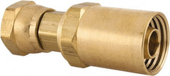 Dixon Valve & Coupling - 1/2 NPSM, Reusable Hose Female Swivel Fitting - 1/2" Hose ID x 7/8" Hose OD - Exact Tooling