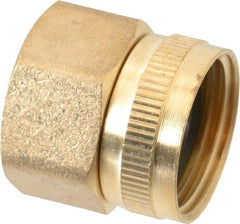 Cerro - 3/4 FPT & 3/4 FGHT Garden Hose Fitting - Brass, Female Hose to Female Pipe Swivel Connector - Exact Tooling