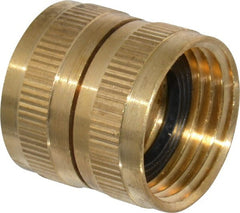 Cerro - 3/4 NH Garden Hose Fitting - Brass, Female Hose to Female Hose Swivel Connector - Exact Tooling