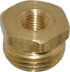 Dixon Valve & Coupling - 1/4 NPTF & 3/4 NH Garden Hose Fitting - Brass, Male Hose to Female Pipe Connector - Exact Tooling