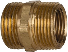 Cerro - 3/4 MGHT & 3/4 MPT Garden Hose Fitting - Brass, Male Hose to Male Pipe Connector - Exact Tooling
