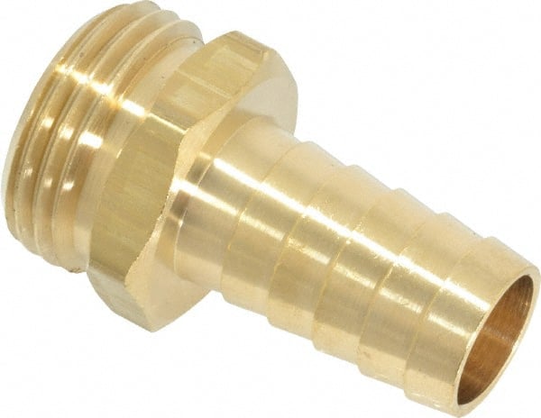 Cerro - 3/4 NH Garden Hose Fitting - Brass, Standard Shank Male Connector - Exact Tooling