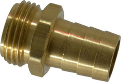 Dixon Valve & Coupling - 3/4 NH Garden Hose Fitting - Brass, Short Shank Male Connector - Exact Tooling