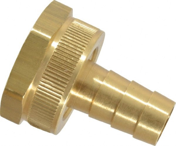 Dixon Valve & Coupling - 3/4 NH Garden Hose Fitting - Brass, Short Shank Female Swivel Connector - Exact Tooling