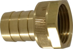 Dixon Valve & Coupling - 3/4 NH Garden Hose Fitting - Brass, Short Shank Female Swivel Connector - Exact Tooling
