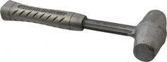 American Hammer - 4 Lb Head 1-1/2" Face Lead Alloy Nonmarring Lead Hammer - 12" OAL, Aluminum Handle - Exact Tooling