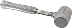 American Hammer - 6 Lb Head 2" Face Lead Alloy Nonmarring Lead Hammer - 12" OAL, Aluminum Handle - Exact Tooling