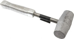 American Hammer - 7 Lb Head 2" Face Lead Alloy Nonmarring Lead Hammer - 13-1/2" OAL, Aluminum Handle - Exact Tooling