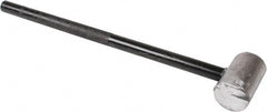 American Hammer - 18 Lb Head 3-1/2" Face Lead Alloy Nonmarring Lead Hammer - 29" OAL, Aluminum Handle - Exact Tooling