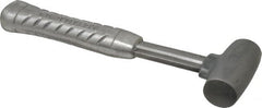 American Hammer - 1-1/2 Lb Head 1" Face Zinc Aluminum Alloy Nonmarring Hammer - 11-1/2" OAL, Aluminum Handle - Exact Tooling