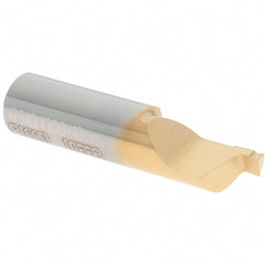 Iscar - 8mm Min Bore Diam, 1.5mm Max Bore Depth, 6mm Shank Diam, Boring Bar - Right Hand Cut, Solid Carbide, TiCN/TiN Finish - Exact Tooling