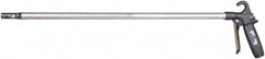Guardair - 120 Max psi Safety Extension Tube Pistol Grip Blow Gun - 1/4 NPT, 24" Tube Length, Aluminum - Exact Tooling
