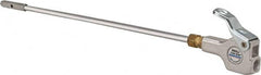 Guardair - 120 Max psi Safety Extension Tube Thumb Lever Blow Gun - 1/4 NPT, 36" Tube Length, Aluminum - Exact Tooling