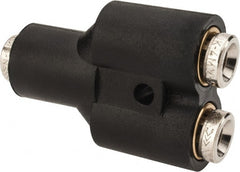 Norgren - 5/32" Tube OD, Metal Push-to-Connect Tube Union Y - Tube to Tube Connection, 260 Max psi - Exact Tooling