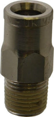 Norgren - 1/4" Outside Diam, 1/8 BSPT, Nickel Plated Brass Push-to-Connect Tube Male Connector - 260 Max psi, Tube to Male Connection - Exact Tooling