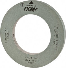 Camel Grinding Wheels - 14" Diam x 5" Hole x 2" Wide Centerless & Cylindrical Grinding Wheel - 80 Grit, Silicon Carbide, Type 1, Vitrified Bond, No Recess - Exact Tooling