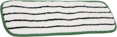 Ability One - 8" Long x 8" Wide Microfiber Dust Mop Pad - Hook & Loop, White, Looped Head - Exact Tooling