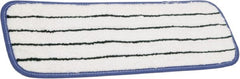 Ability One - 6" Long x 5" Wide Microfiber Dust Mop Pad - Hook & Loop, White, Looped Head - Exact Tooling