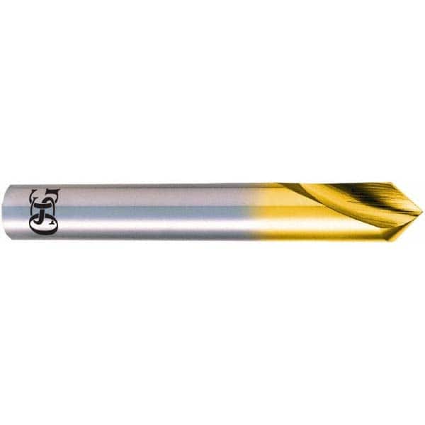 OSG - 4mm Body Diam, 120°, 54mm OAL, High Speed Steel Spotting Drill - Exact Tooling