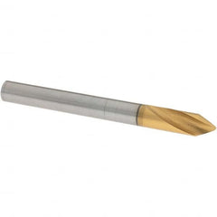 OSG - 8mm Body Diam, 60°, 81mm OAL, High Speed Steel Spotting Drill - Exact Tooling