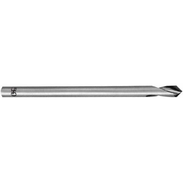 OSG - 25mm Body Diam, 90°, 250mm OAL, High Speed Steel Spotting Drill - Exact Tooling