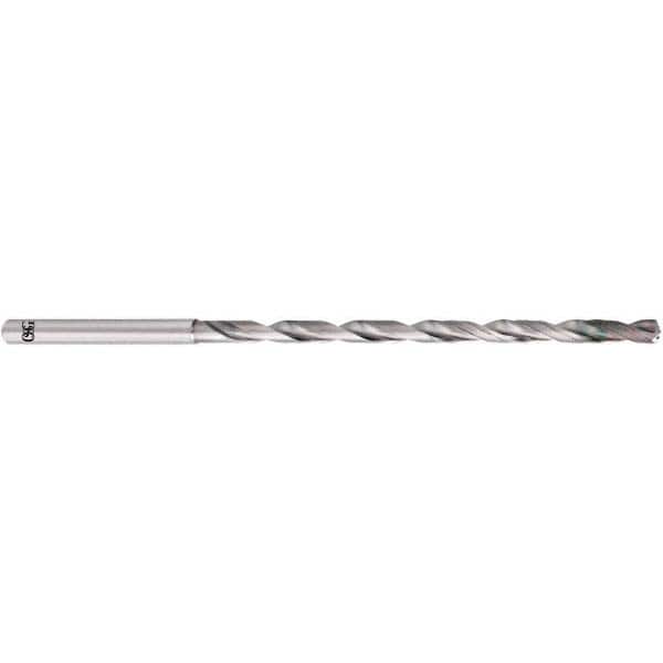 OSG - 17/32" 140° 2-Flute Solid Carbide Extra Length Drill Bit - Exact Tooling