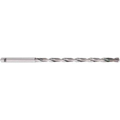 OSG - 3.5mm 140° 2-Flute Solid Carbide Extra Length Drill Bit - Exact Tooling