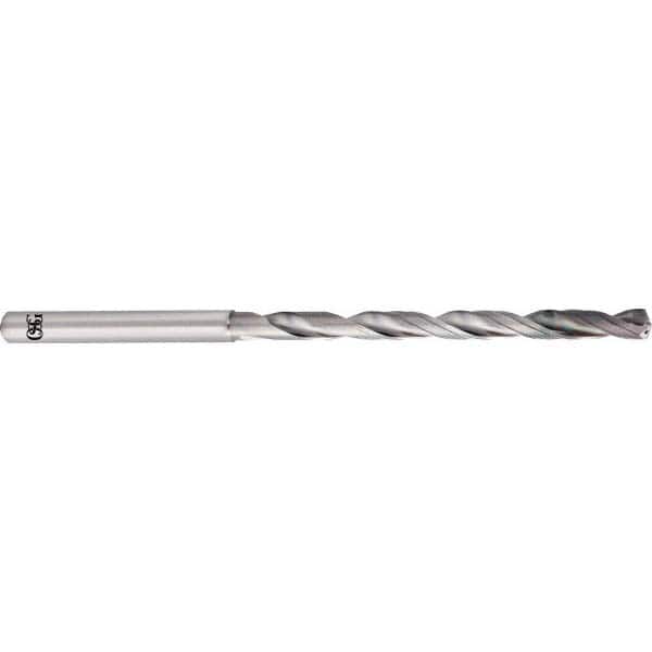 OSG - 7.5mm 140° Spiral Flute Solid Carbide Taper Length Drill Bit - Exact Tooling