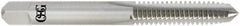 OSG - 5/16-24 UNF 3 Flute Oxide Finish High Speed Steel Straight Flute Standard Hand Tap - Plug, Right Hand Thread, 2-23/32" OAL, 1-1/8" Thread Length, H3 Limit, Oversize - Exact Tooling