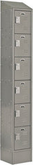 LockUp - 6 Door, 6 Tier, Electronic Access Lockers - Exact Tooling