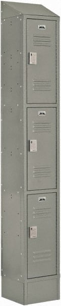 LockUp - 3 Door, 3 Tier, Electronic Access Lockers - Exact Tooling