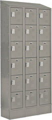 LockUp - 18 Door, 6 Tier, Electronic Access Lockers - Exact Tooling