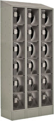 LockUp - 18 Door, 6 Tier, Electronic Access Lockers - Exact Tooling