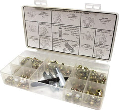 lumax - Grease Fitting Sets Standard of Measurement: Metric Material: Steel - Exact Tooling