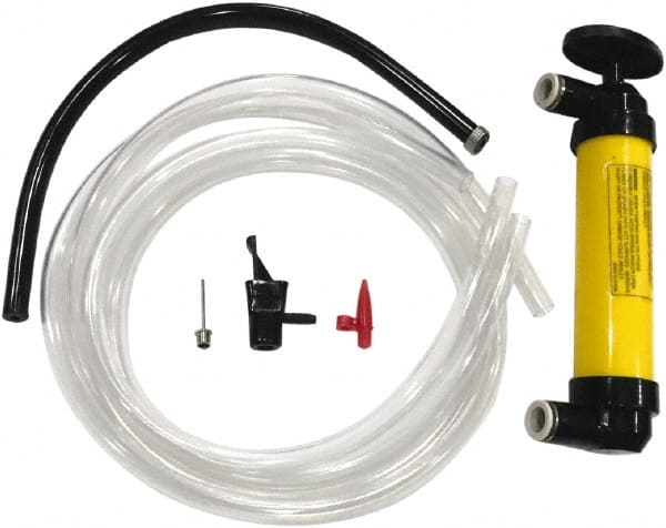 lumax - Oil & Fuel Lubrication 3 Gal/min Flow Polypropylene Lever Hand Pump - Use with Gasoline, Engine Oil & Oil-Based Fluids - Exact Tooling